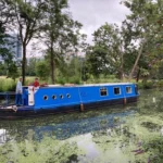 Reada – 50′ by 11′ Wide Beam Canal Cruiser Boat – 3 Birth